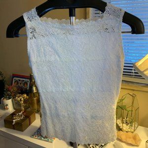 Kay Ceine White lace top